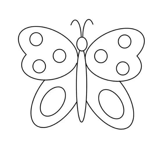 disegni di Farfalle