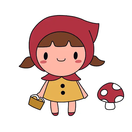 disegni di Cappuccetto Rosso