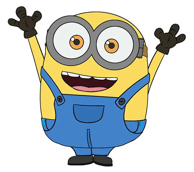 disegni di disegni di Minion da colorare passo 13