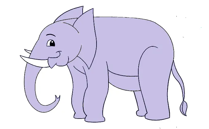 disegni di disegni di elefante da colorare passo 11
