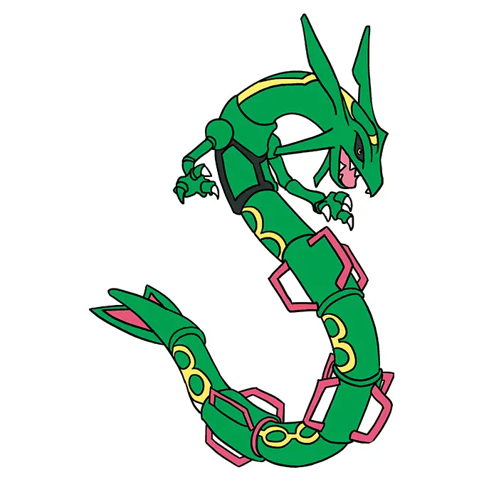 disegni di Pokemon Rayquaza