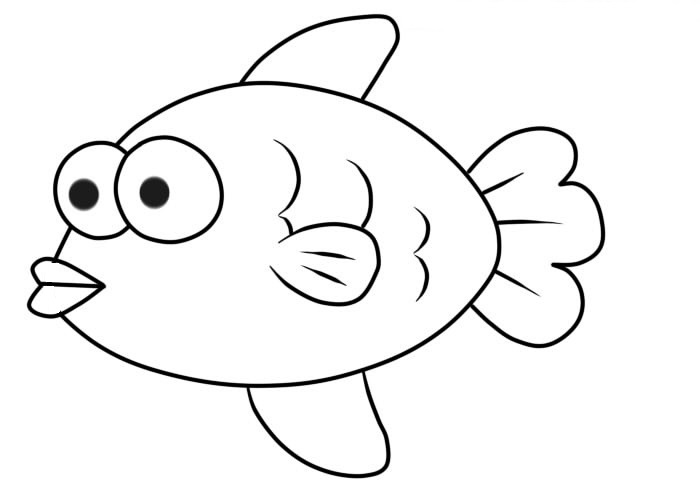 disegni di disegni-di-pesci-da-colorare-passo-7