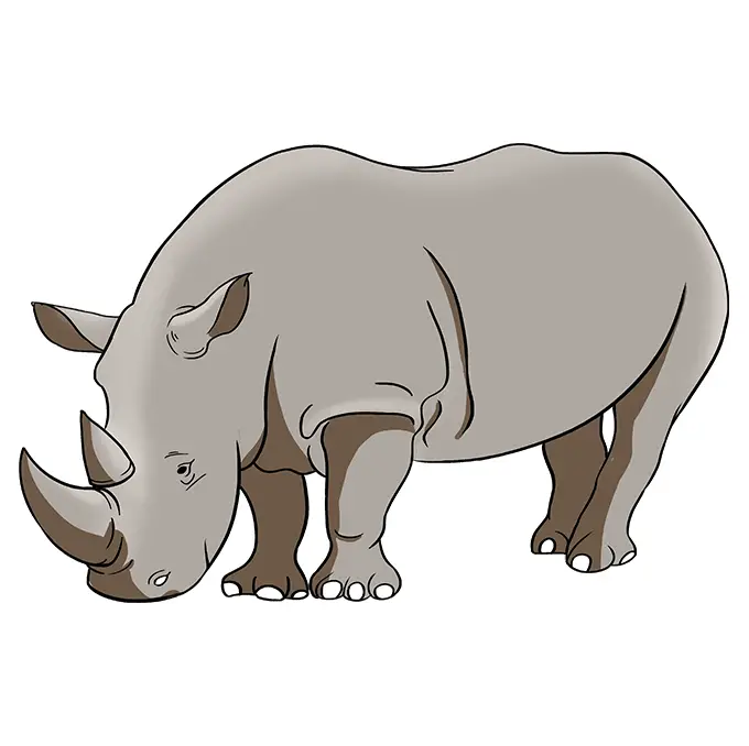 disegni di disegni-di-rinoceronte-da-colorare-passo-7