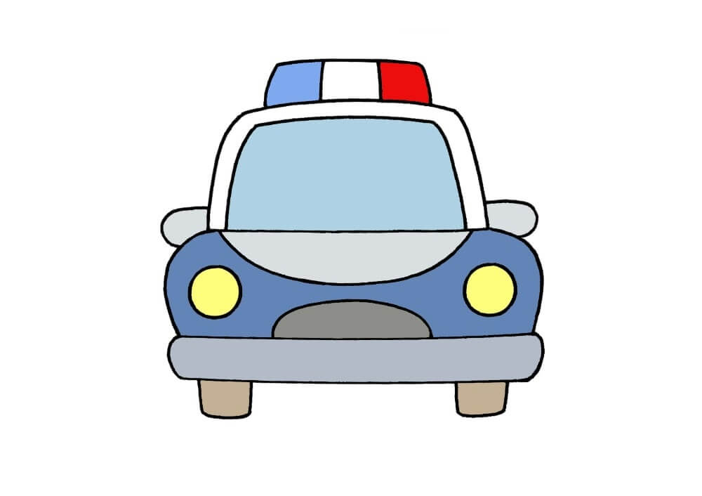 disegni di Auto Polizia