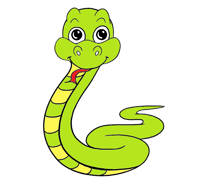 disegni di disegni-di-Serpenti-da-colorare-passo-10