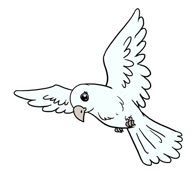 disegni di disegni-di-Uccelli-da-colorare-passo-12