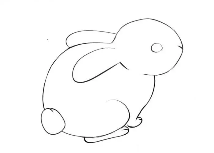 disegni di disegni-di-conigli-da-colorare-passo-8
