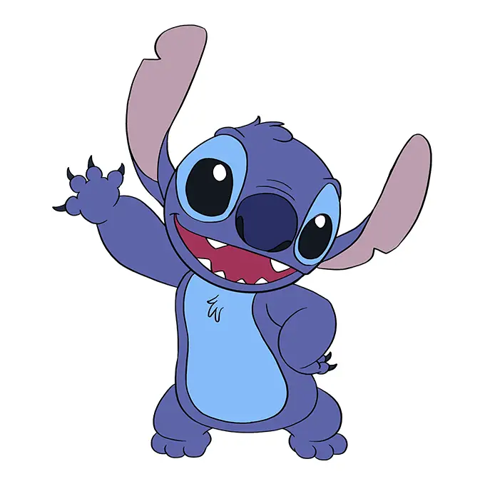 disegni di disegni-di-stitch-colorare-passo-7