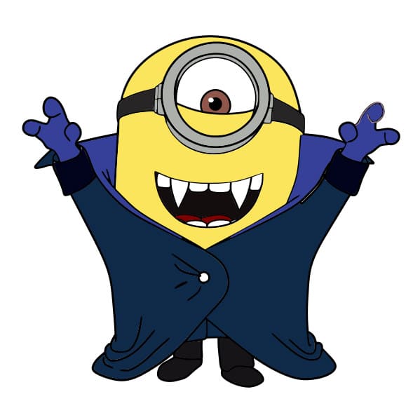 disegni di disegno-Minion-passo9