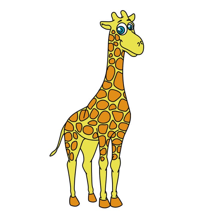 disegni di disegno-giraffa-passo11-2