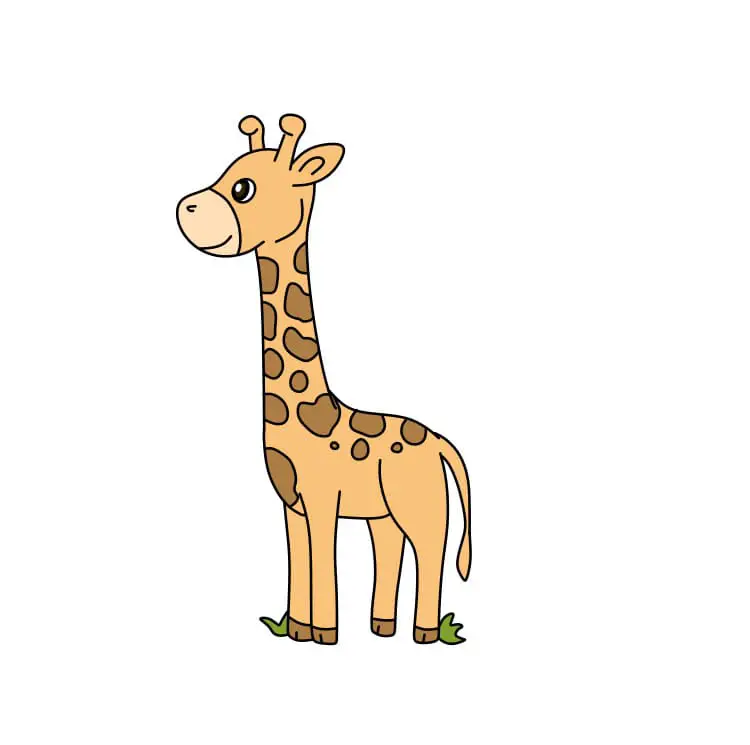 disegni di disegno-giraffa-passo12-1
