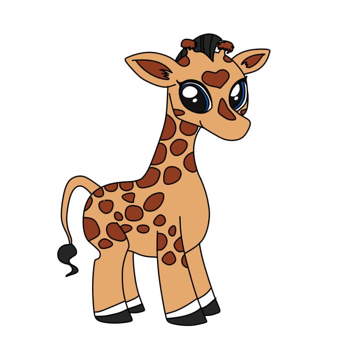 disegni di disegno-giraffa-passo14-1