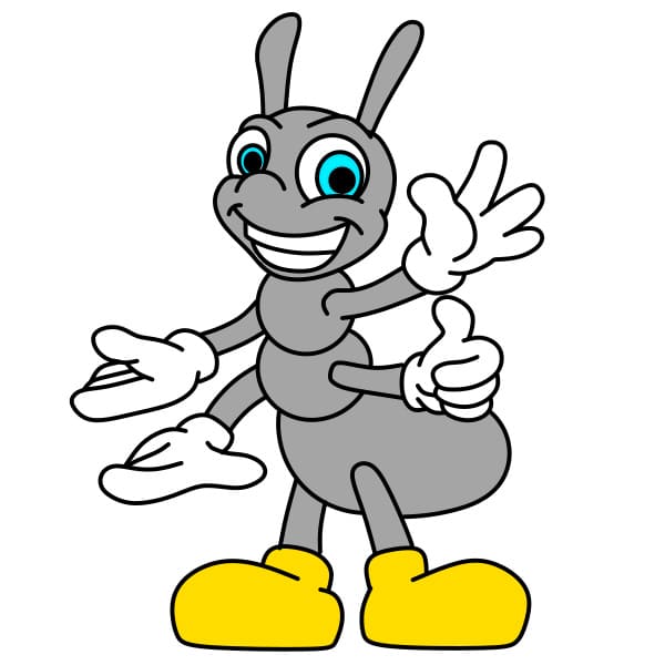 disegni di Disegnare-una-formiche-Passo14