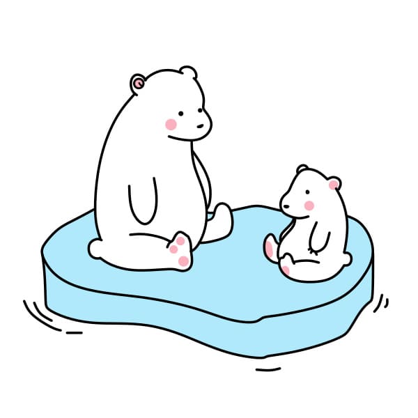 disegni di disegnare-orso-polare-passo15