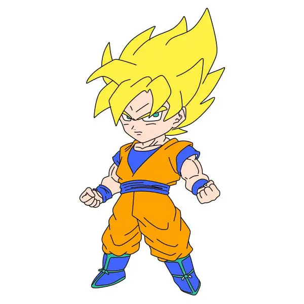 disegni di disegno-Son-Goku-passo13-3
