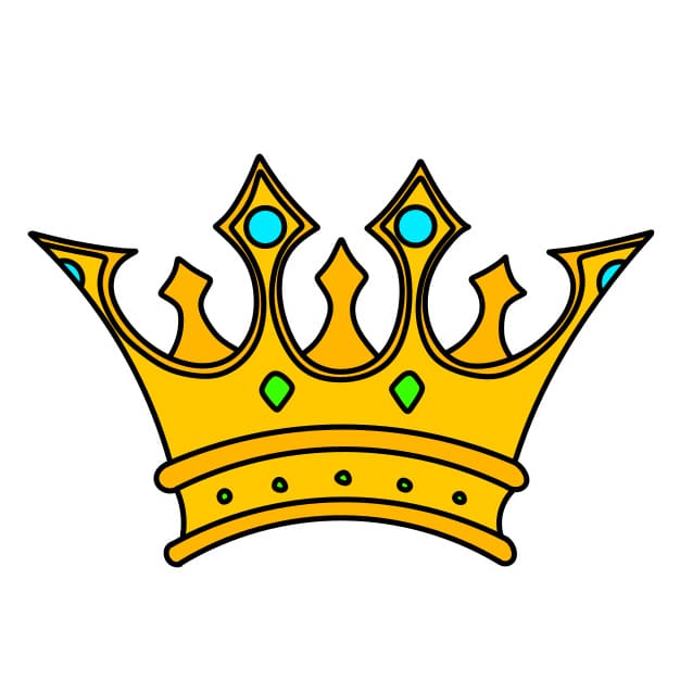 disegni di disegno-corona-passo10-3