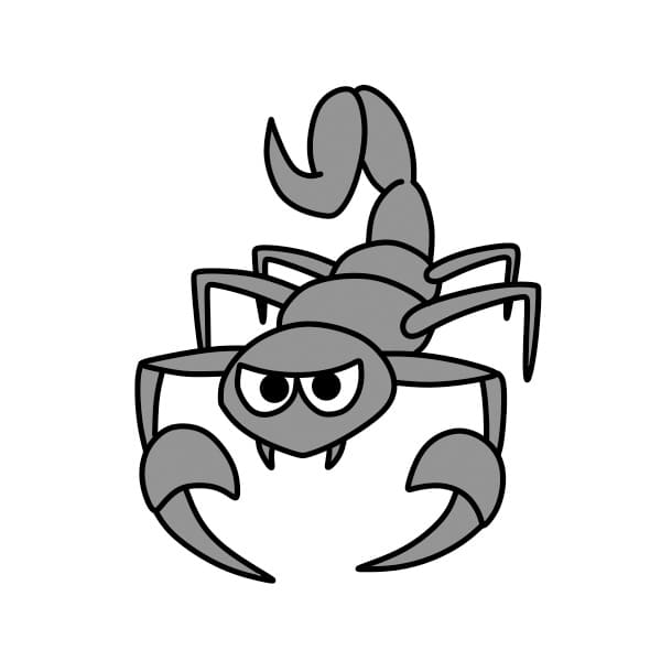 disegni di Disegnare-uno-scorpione-passo9