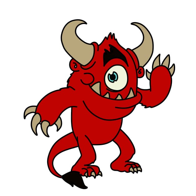 disegni di Disegno-mostro-passo14