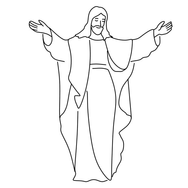 disegni di dessin-jesus-etape11