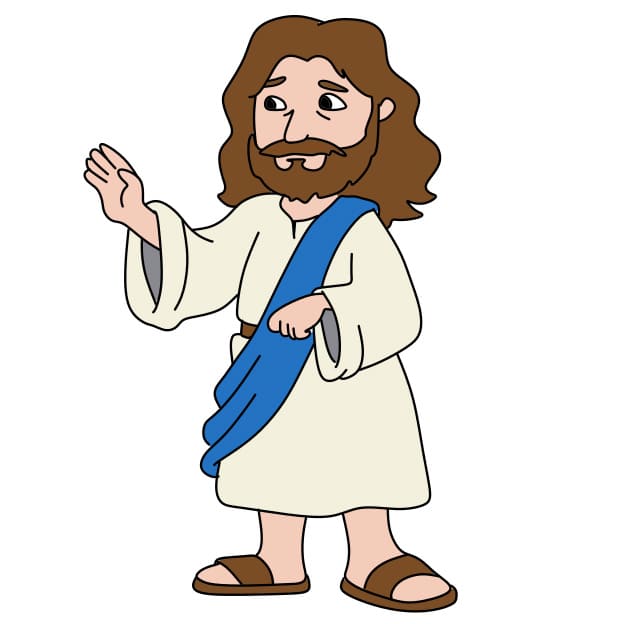 disegni di disegnare-gesu-passo12