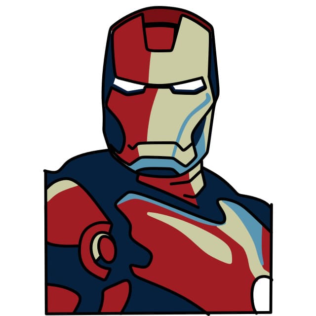 disegni di disegno-Iron-Man-passo10-6