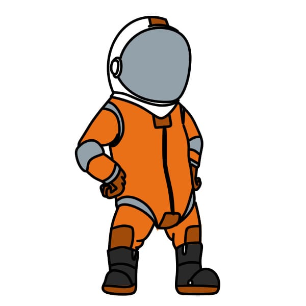 disegni di disegno-astronauta-passo15