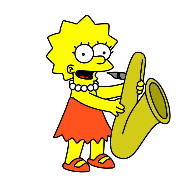 disegni di Lisa Simpson