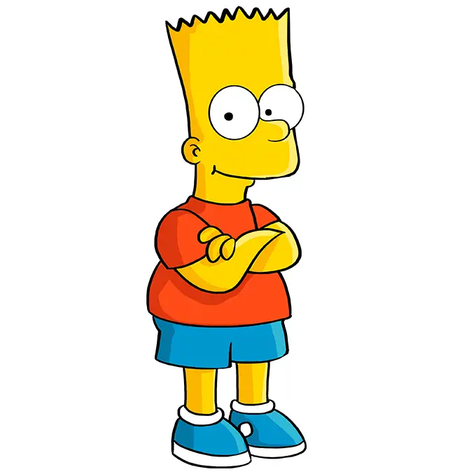 disegni di Disegna-Bart-Simpson-Passaggio7