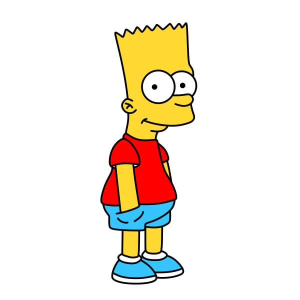 disegni di Disegna-Bart-Simpson-Passaggio9
