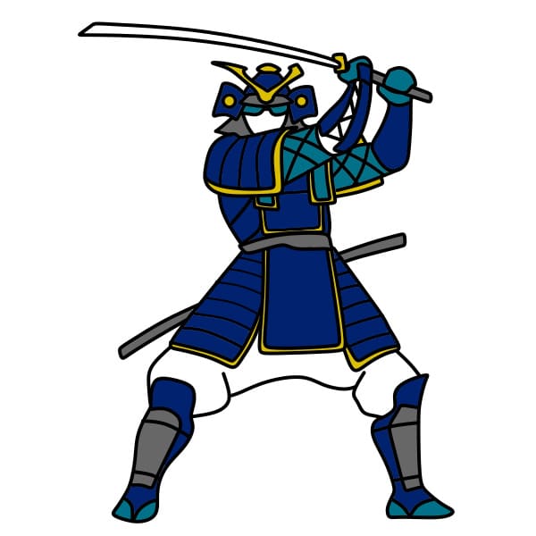 disegni di Disegno-Samurai-passo14-3