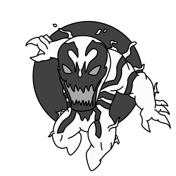 disegni di Disegno-Venom-passo10