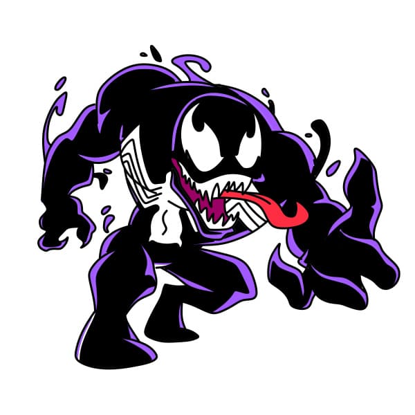 disegni di Disegno-Venom-passo12