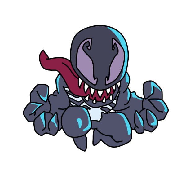 disegni di Disegno-Venom-passo9