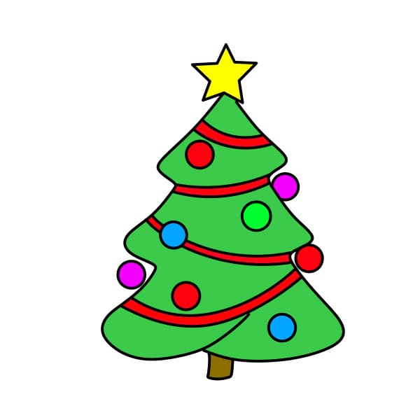 disegni di disegnare-un-albero-di-Natale-passo6-4