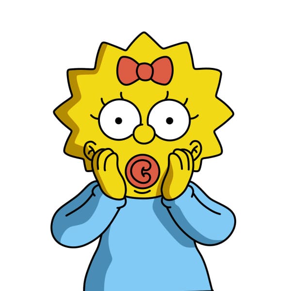 disegni di disegno-Maggie-Simpson-passo7-5