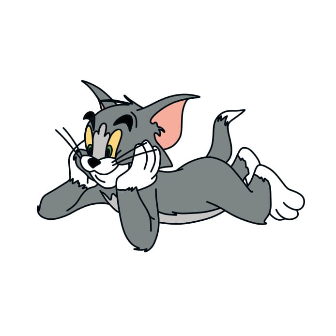 disegni di Disegnare-un-gatto-Tom-passo11-1