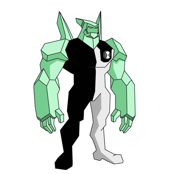 disegni di Ben 10 DIAMOND HEAD