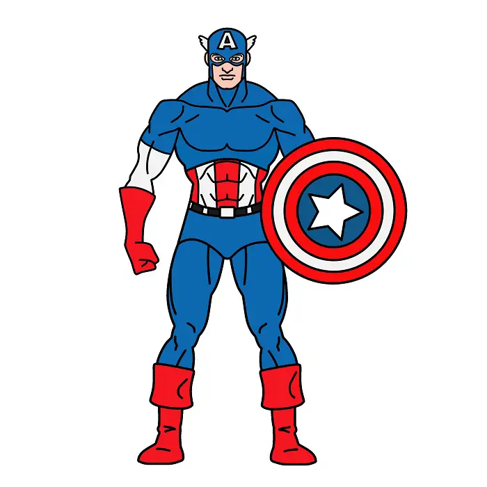 disegni di Capitan America 4 (9)