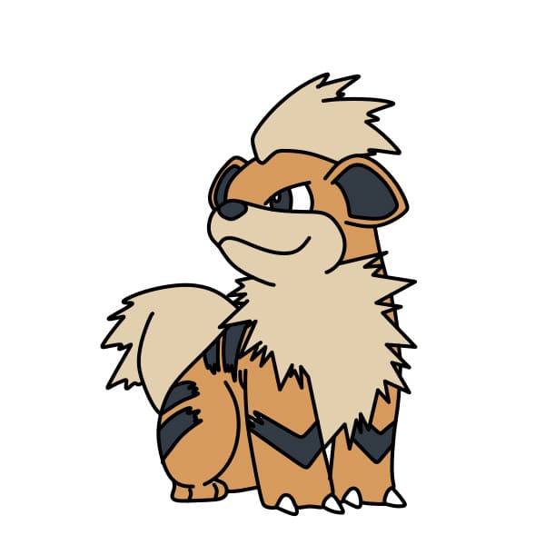 disegni di Pokemon Growlithe