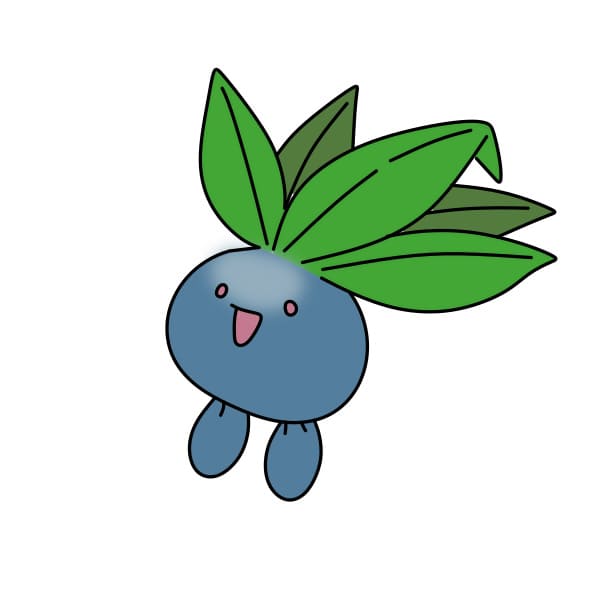 disegni di Disegnare-Pokemon-Nazonokusa-passo6