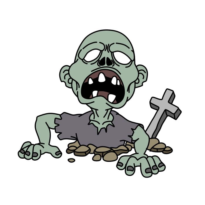 disegni di Zombie