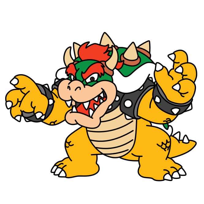 disegni di Bowser