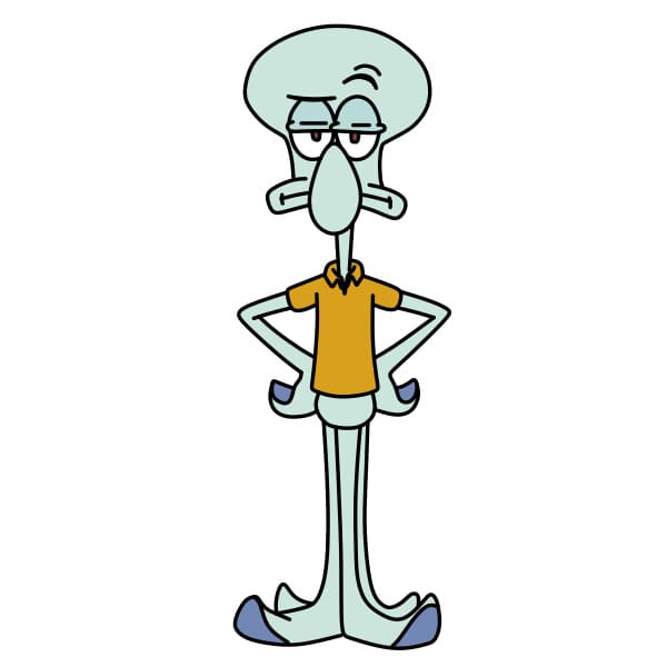 disegni di Disegnare-i-tentacoli-di-Squiddi-passo9