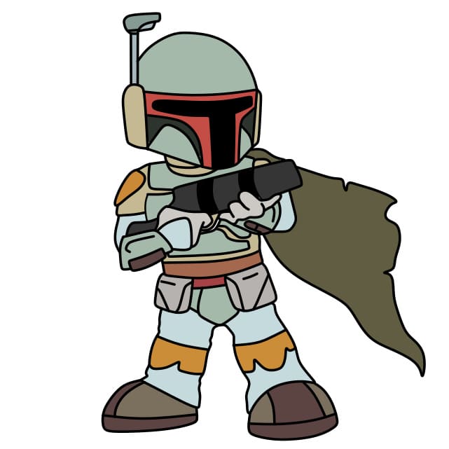 disegni di Disegno-Boba-Fett-passo15