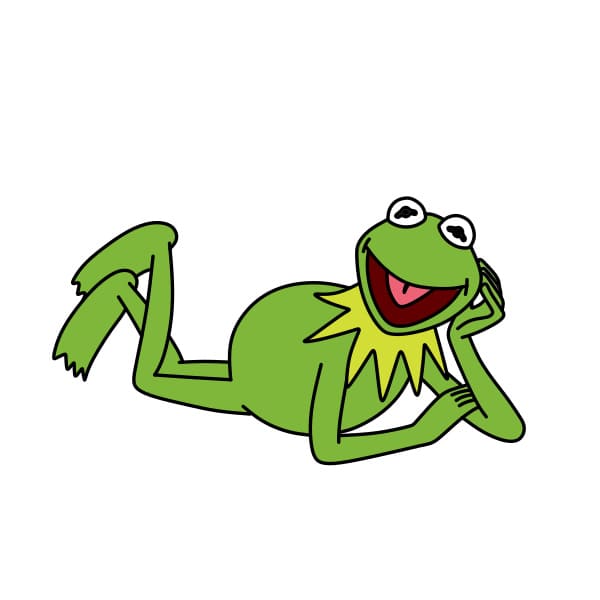disegni di Disegno-Kermit-Frog-passo8