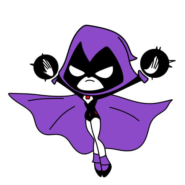disegni di Disegno-Raven-passo10