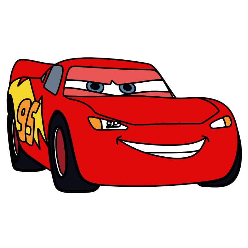 disegni di Saetta Mcqueen