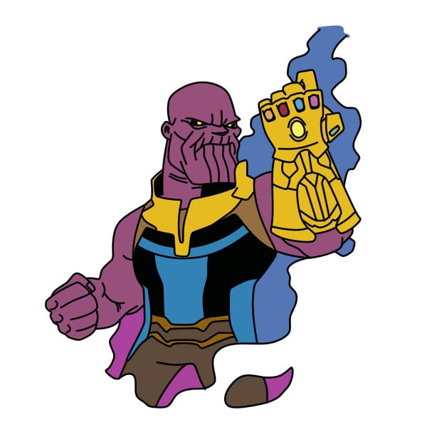 disegni di Thanos