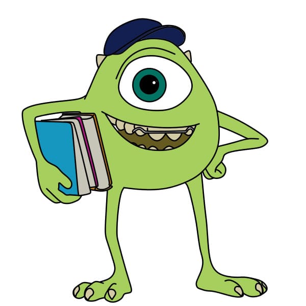 disegni di Mike Wazowski
