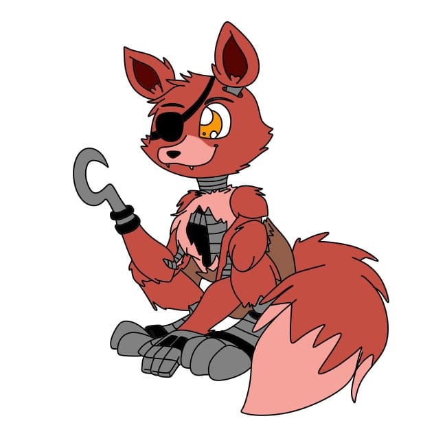 disegni di Volpe pettrale Foxy